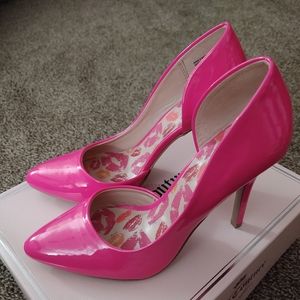 Juicy Couture pink pump heels - size 8